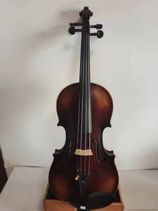 4/4 violon stradi modèle main gauche en érable solide arrière épinette en haut à main fabriquée 3933