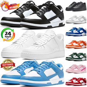 Panda Chaussures de course Femmes Blanc Noir Université Bleu Rose Gris Brouillard GAI UNC Hommes Baskets Femmes Sport En Plein Air Baskets Taille 36-47