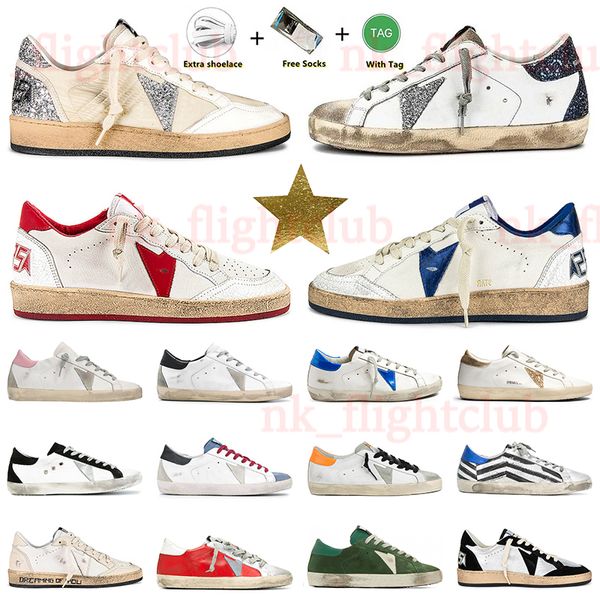 Golden Goose Sneakers Super-Star GGDB Designer Platform Superstar chaussures hommes femmes luxe italien loafers Noir blanc sneakers ditry Shoe dhgate 【code ：L】