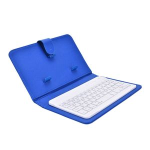 4.5-6.8 pouces Portable PU cuir clavier sans fil étui de protection téléphone Mobile avec clavier Bluetooth pour Smartphone