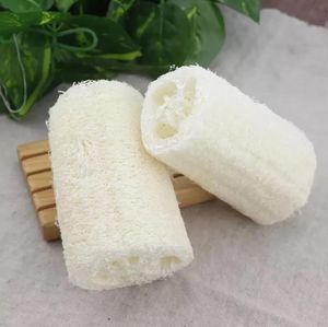 4/5/6 pulgadas cepillo de limpieza de platos de esponja vegetal Natural aplanado Bola de lavado esponja de esponja de baño herramienta de ducha al por mayor