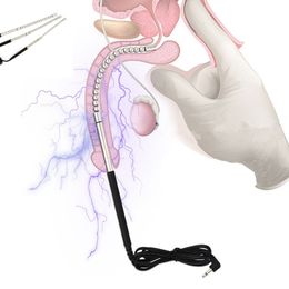 4/5/6mm Penis Plug sexy Producten Electro Shock Urethrale Dilatator Klinkt Prince Wand Klinkende elektrische Katheter Speelgoed Voor Mannen