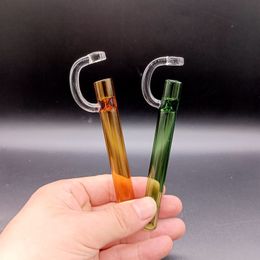 4,5 pouces en verre coloré Pipes de fumer à l'huile Bad Rigs Tube Tobacco Accessoires pour les narguillades Bongs