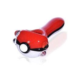 Pipe à main en verre de 4,5 pouces Pokeball Pipes à fumer Pokeflute Monster Tube Combo Bowls