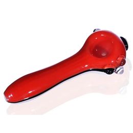 4.5 pouces rouge le PokeBall verre brûleur à mazout tuyau herbe sèche tabac main cuillère tuyaux Pokeflute monstre Tube Combo bols