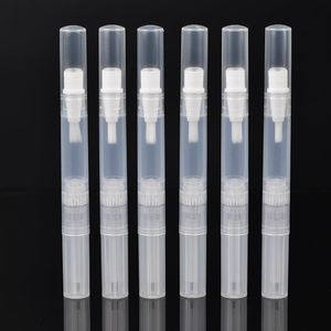 Verpakkingsflessen 4,5 ml transparante lege draaiing pen praktische cuticle -oliecontainers met borstel lippenbalsem nagellakolie 1500 stcs