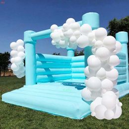 4.5x4.5m (15x15ft) Volledige PVC Gratis luchtschip Outdoor Activiteiten Mooi trouwfeest Opblaasbaar Bounce House te koop