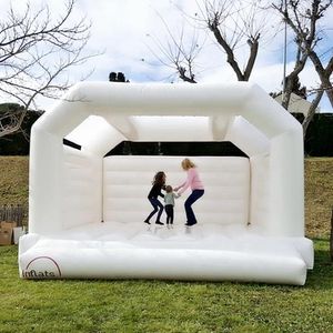 4,5x4,5 m (15x15ft) PVC complet Ship à porte, videur de mariage gonflable extérieur House, enfants adultes sautant le château saut gonflable pour la fête d'anniversaire