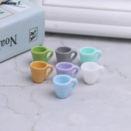 4/6 / 10pcs Mini miniature Dollhouse Coffee tasse cuisine salle de cuisine alimentaire boisson maison de table de table décous