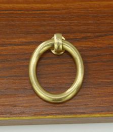 4-6 cm Chinese antieke eenvoudige lade knop meubels deurgreep hardware klassieke garderobe kast schoen kast kegel vintage ring7948922