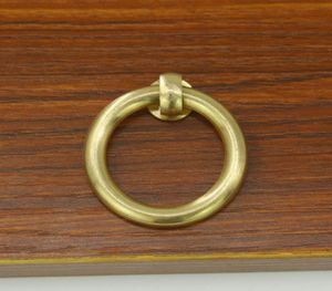 4-6 cm Chinese antieke eenvoudige lade knop meubels deurgreep hardware klassieke garderobe kast schoenkast kegel vintage ring40197977