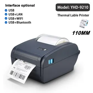 Imprimante thermique de code barres de bureau de 4 6 pouces pour la taille maximum 110mm de papier adhésif de labels