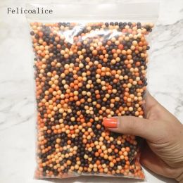 4-6 mm 15g Polystyrène Styrofoam Plastique Foam Café Brown Chocolate mini perles Balls DIY Craquier Couleurs assorties Couleurs