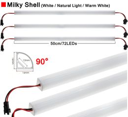 4-6pcs establece luz de barra LED en forma de V 220V 50 cm 72leds Leds de la esquina de la pared Tubos Cocina debajo de las luces del gabinete D2.0
