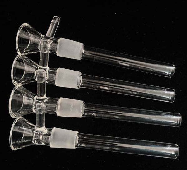 4,7 pouces Downstem en verre avec adaptateur de tuyau de narguilé bol Diffuseur diffus pour conduites d'eau Bongs