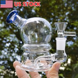 4.7" Glazen Waterpijp Dikke Waterpijp Bong Shisha Glas Rookpijp Bubbler W/Bowl