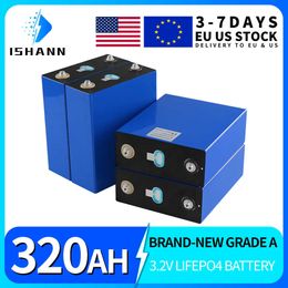 4/8/16/32PCS 3.2V LIFEPO4 320AH Batterij Oplaadbare Batteri Pack voor zonne -opslagsysteem RV -boten golfkarcel snelle levering
