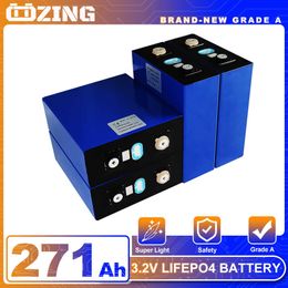 4/8/16/32 pièces Grade A 3.2v 271Ah batterie Rechargeable Lifepo4 batterie pour RV bateau solaire livraison rapide ue US duty free