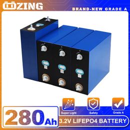 4/8/16/32 stcs Grade A 3.2V Batterij 280AH Batterij Oplaadbare LifePo4 -batterij voor RV Boat Solar EU US Duty Free