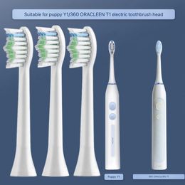 4/8/16pcs vervangende tandenborstelkoppen passen voor 360 T1 360 Oracleen T1 Puppy Y1 Elektrische tandenborstel vervangende koppen 240507