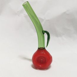 4,8 inch kersenbom fruitpijp roken accessoires voor bongwaterleidingen bloemen glazen handpijpen unieke bubbler tabaksinstallatie