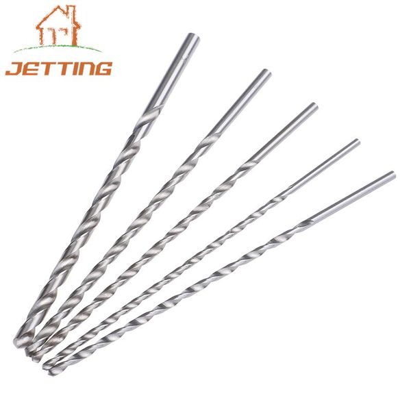 4-8 mm HSS Twist Drill Bit Extra Extra Long 200 mm Tière de tige consécutive pour outils en plastique en métal outil de forage en métal en bois