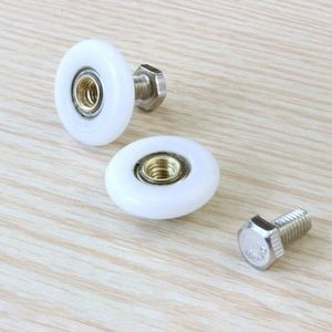 4/8 stks 19 mm enkele deurrollen Douchekamer Poelie Badkamer Glijdende glazen deurwielen Lager Rollerwiel