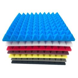 4 8 Stuks 50x50x5 cm Studio Akoestische Schuimen Panelen Geluidsisolatie Behandeling KTV Drun Kamer Muur geluiddichte Schuim Spons Pad Wallpapers297k