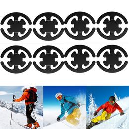 4 / 8pcs Holas de casque de ski en plastique supports de masque de neige Masque Clips de boucle