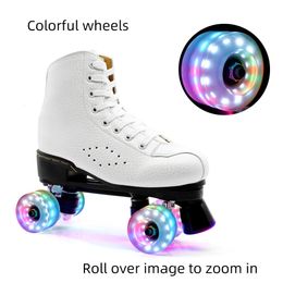 4/8 Stuks Roller Skate Wielen Lichtgevende Vierwielige Skateboard Skate Wielen 82A Hardheid Knipperende Wiel Skate Accessoires240129