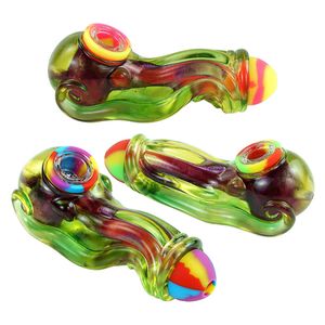 4.9''New Creative Resin Pipe grensoverschrijdende plastic kleine pijp sigaretten set groothandel