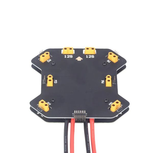 Panneau de Distribution de courant/puissance élevé 4 axes/6 axes 480A, Drone agricole XT60 6S 12S, panneau de Distribution de câblage pour Drone Rc