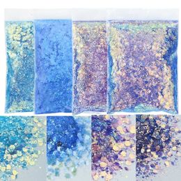 4 Bag50g couleur vive mixte hexagone Nail Art paillettes ultra-minces paillettes fines et en vrac accessoires de décoration pour vernis 240328