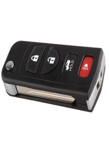 Funda plegable para llave remota de 4 botones, Fob sin llave para coche INFINITI G35 I35 350Z Nissan Sentra Altima Maxima 2002 20062251205