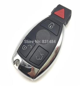 4 botones Remoto Smart Car Key Case Logotipo de caparazón para Mercedes Benz E550 ML350 SL65 E63 G55 AMG R350 S600 C300250C8077919