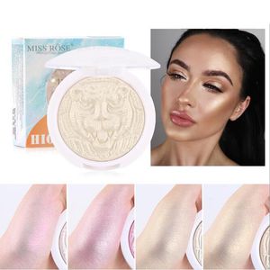 4 Color Highlighter Powder Glitter Palette Makeup Glow Face Contour Shimmer Illuminator Highlight Cosmetics