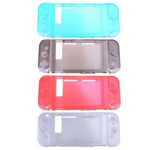 Housse de protection en cristal léger 4 couleurs pour console Nintendo Switch NS et étui de jeu de contrôleur