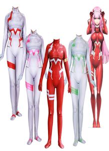 4 cores anime querido no frankxx 02 zero dois cosplay traje lycar elastano de alta qualidade zentai bodysuit sexy catsuit macacão7649217
