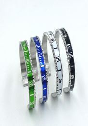 4 couleurs Classic Design Bangle Bracelet for Men Bijoux de vitesse à manchette en acier inoxydable Men039 bijoux avec vente au détail P4558852