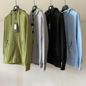 4 couleurs Designer Vêtements Top qualité CP Zipper Sweats à capuche Hommes Sweat à capuche unisexe Sweatshirts Hip Hop Sweat à manches longues Femmes Sweats à capuche Couples Jumpers Asiatique M-XXL