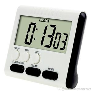 4 Kleuren Digitale Keuken Timer Count Down Up Up Led Display Bakken Timer Mini Koken Leren Elektronische Herinnering zonder batterij BH2158