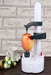 4 kleuren elektrische schil voor groentefruit keukengereedschap met twee reservebladen automatische roestvrijstalen peeling machine c18122209146508