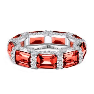 4 couleurs pour les options Charmantes femmes bagues de fiançailles plaqué or blanc 925 en argent sterling complet CZ anneaux pour hommes femmes chaud cadeau de la Saint-Valentin