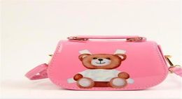 4 kleuren Kids Handtassen Fashion Print Designer Baby Purse Tiener Tiener Girls Mini Messenger Bags Children Pu Schouderbags24783803741659