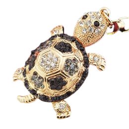 4 couleurs petite tortue porte-clés Animal porte-clés femmes bijoux accessoires sac pendentif porte-clés