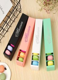 Emballage macaron 4 couleurs, boîtes en papier laser pour cadeau de fête de mariage, 6 grilles, boîte d'emballage pour chocolats et biscuits LX17126234408