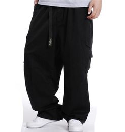 4 couleurs pantalons pour hommes rétro taille élastique salopette pantalon Style Hiphop sport décontracté Fashion6539699