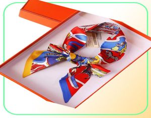 4 kleuren meng design magische hand sjaals kleine zijden sjaal kerchief riem necke1225321