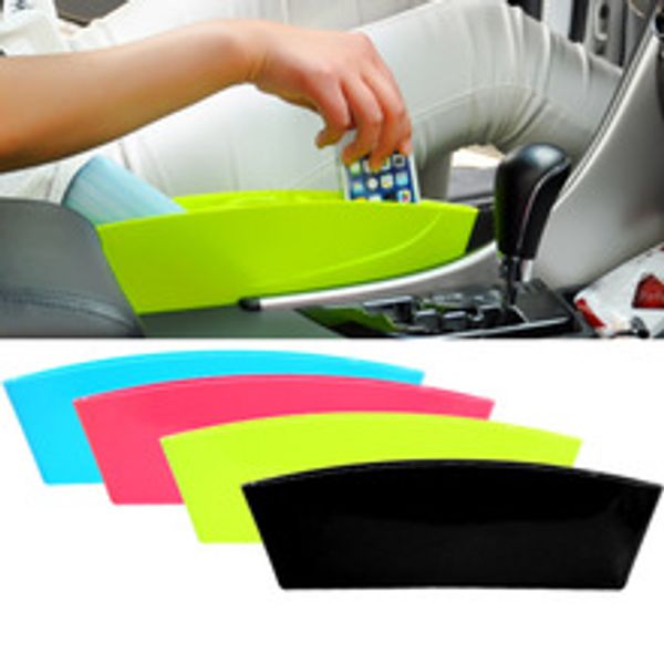 Envío Gratis, caja de almacenamiento de 4 colores, organizador de bolsillo para hueco de asiento de coche, bolsa de almacenamiento de escritorio para el hogar, organización al por mayor