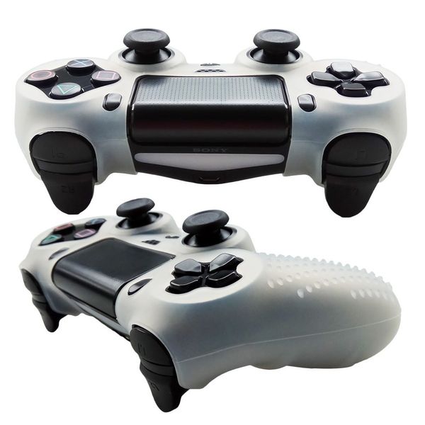 4 colores Gamepad cubierta de piel tachonada Premium protectora antideslizante funda de silicona suave Grip para PS4 Slim Pro Controller alta calidad ENVÍO RÁPIDO